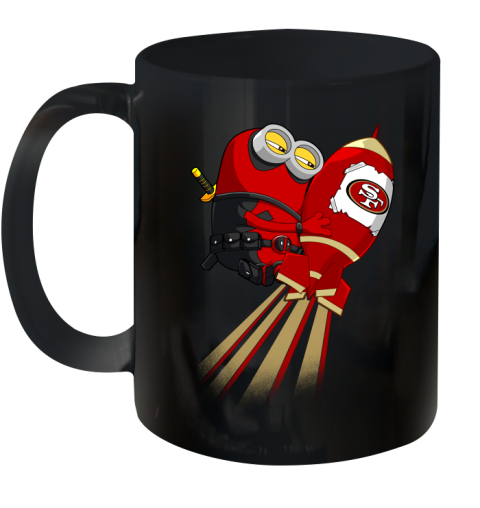 NFL Football San Francisco 49ers Deadpool Minion Marvel Shirt Ceramic Mug 11oz