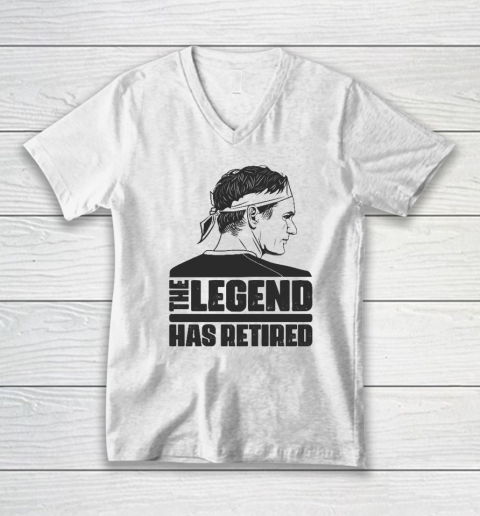 Roger Federer Announces The Legend Has Retirement V-Neck T-Shirt