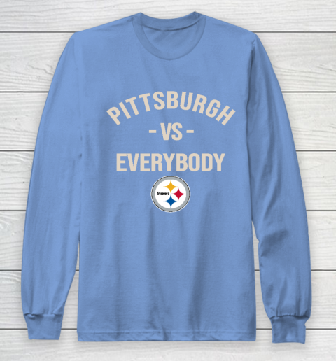 Pittsburgh Steelers Vs Everybody Long Sleeve T-Shirt 8