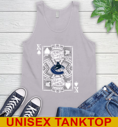 Vancouver Canucks NHL Hockey The King Of Spades Death Cards Shirt Tank Top 3