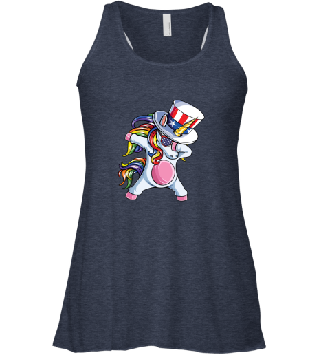 Day 4th Of July Dabbing Uncle Sam Gifts Racerback Tank