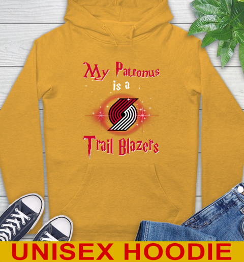NBA Basketball Harry Potter My Patronus Is A Portland Trail Blazers Hoodie 2