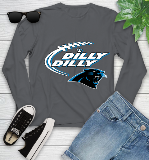 NFL Carolina Panthers Dilly Dilly Football Sports Youth Long Sleeve 8