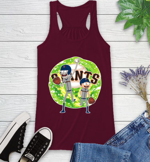 MLB San Francisco Giants Rick And Morty Baseball Sports Racerback Tank 3