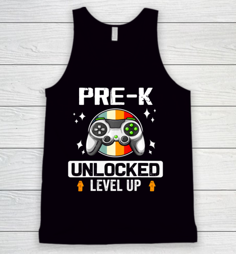 Next Level t shirts Pre K Unlocked Level Up Back To School Gamer Tank Top