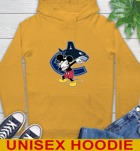 Vancouver Canucks NHL Hockey Dabbing Mickey Disney Sports Hoodie 3