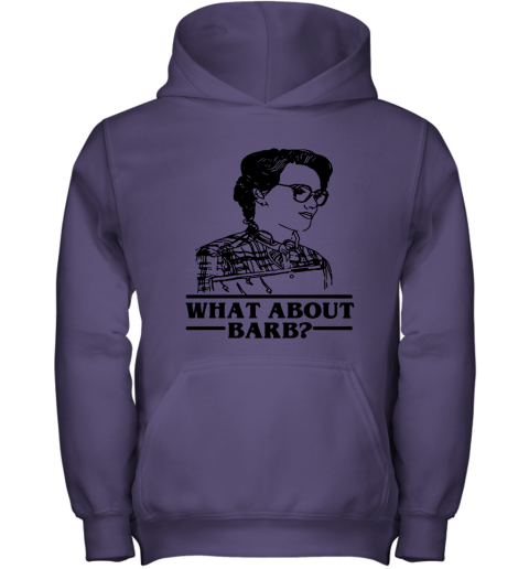 ehyj what about barb stranger things justice for barb shirts youth hoodie 43 front purple