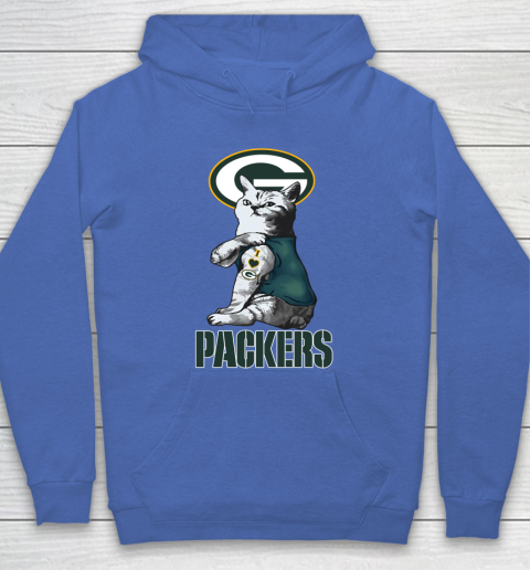 NFL Football My Cat Loves Green Bay Packers Hoodie 6