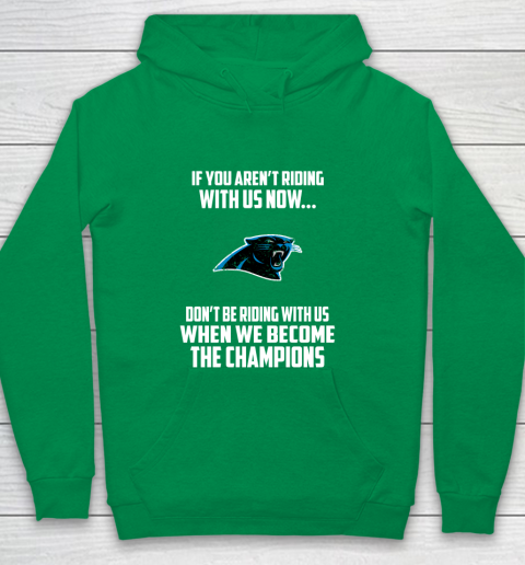 NFL Carolina Panthers Football We Become The Champions Youth Hoodie 4