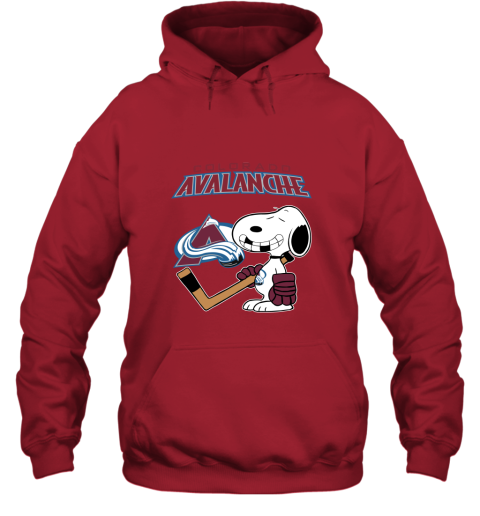 Colorado Avalanche Ice Hockey Broken Teeth Snoopy NHL Hoodie