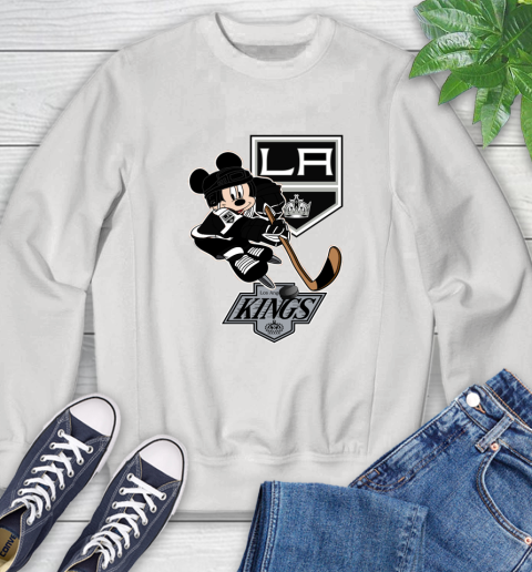 Los Angeles Kings Mickey Mouse Disney Hockey T Shirt Sweatshirt