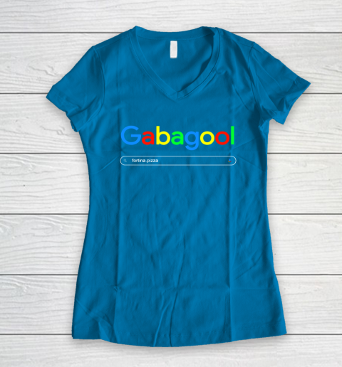 Gabagool Google Women's V-Neck T-Shirt 5