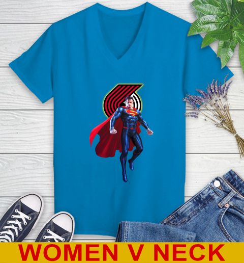 NBA Awesome Superman Basketball Sports Portland Trail Blazers 84