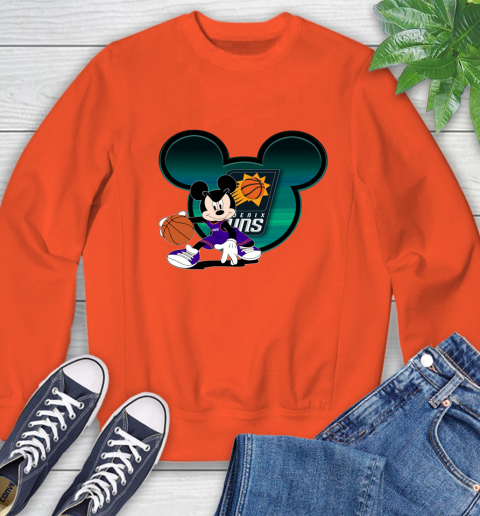 NBA Phoenix Suns Mickey Mouse Disney Basketball Sweatshirt 4