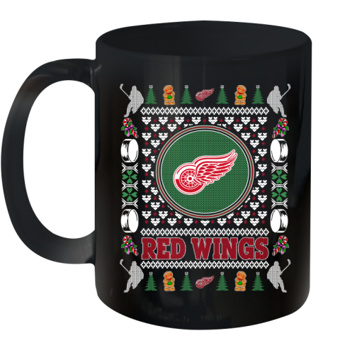 Detroit Red Wings Merry Christmas NHL Hockey Loyal Fan Ceramic Mug 11oz