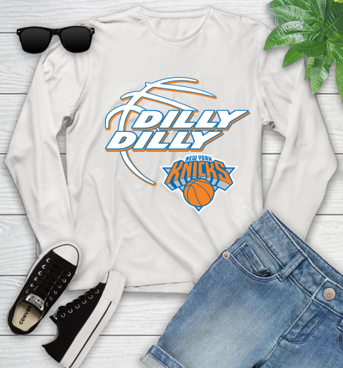 NBA New York Knicks Dilly Dilly Basketball Sports Youth Long Sleeve 12