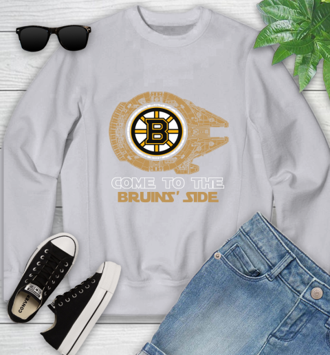 NHL Come To The Boston Bruins Wars Hockey Sports Youth Sweatshirt 3