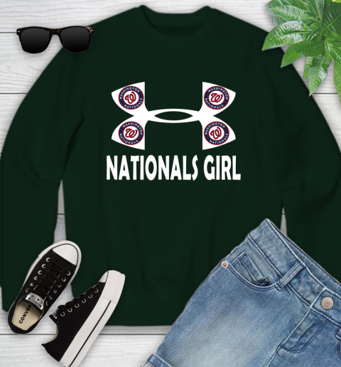 MLB Washington Nationals Under Armour Baseball Sports Youth Sweatshirt 9