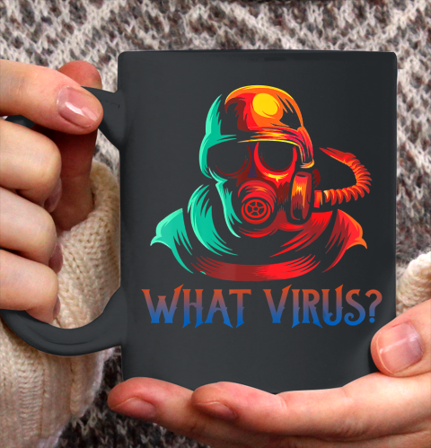 Nurse Shirt Military And Safety Gas Mask Disease and Virus T Shirt Ceramic Mug 11oz
