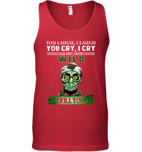 NHL Talk Shit About Minnesota Wild I Kill You Achmed The Dead Terrorist Jeffrey Dunham Hockey yzEOXNWQYEq unisex tank 17 95 151514 front red