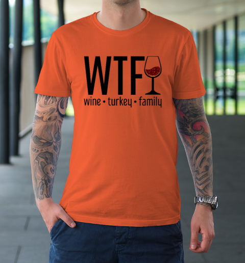 wine turkey family tshirt