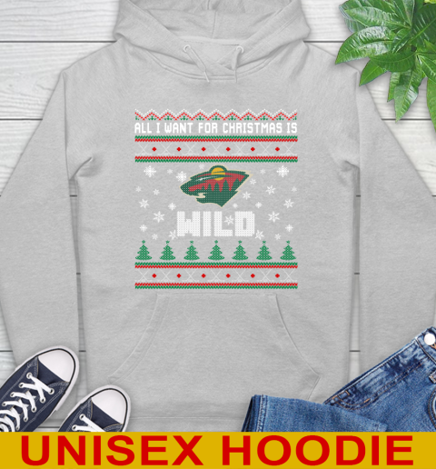 Minnesota Wild NHL Hockey All I Want For Christmas Is My Team Sports 18
