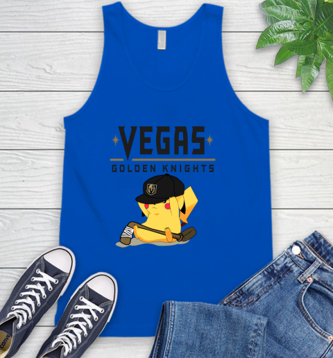 NHL Pikachu Hockey Sports Vegas Golden Knights Tank Top 5