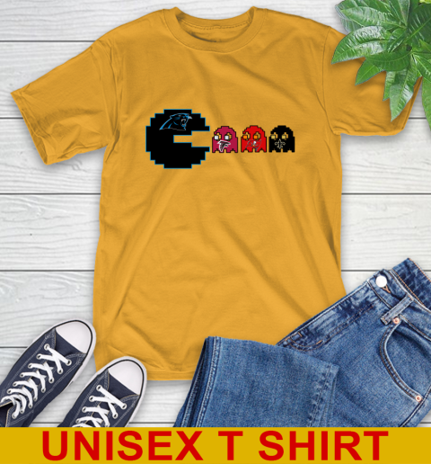 Carolina Panthers NFL Football Pac Man Champion T-Shirt 3