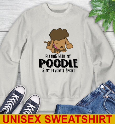 Playing with my poodle is my favorite sport 36