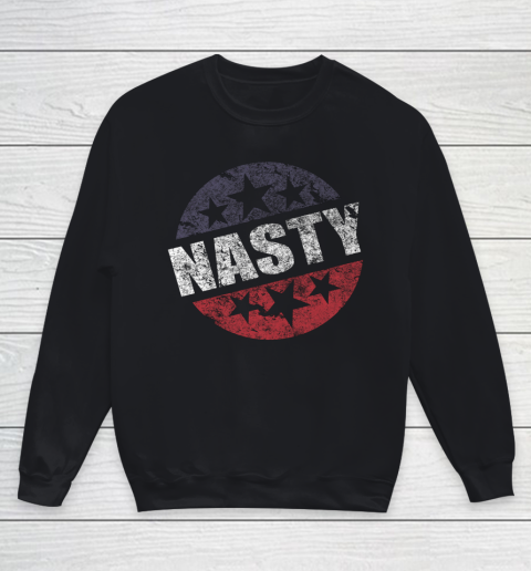 Nasty Woman Shirt Feminist Youth Sweatshirt