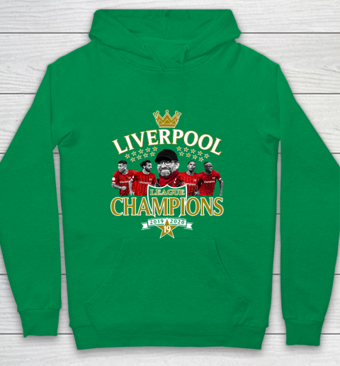 Liverpool Champions Of England Premier League 2019 2020 Youth Hoodie