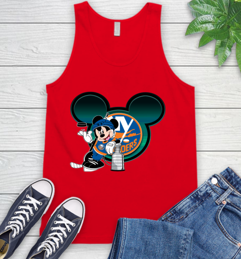 NHL New York Islanders Stanley Cup Mickey Mouse Disney Hockey T Shirt Tank Top 6