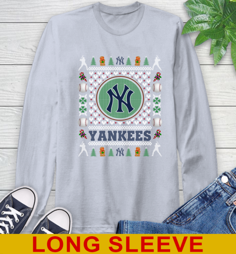 New York Yankees Merry Christmas MLB Baseball Loyal Fan Long Sleeve T-Shirt 6