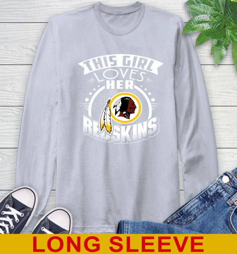 Washington Redskins NFL Football This Girl Loves Her Team 60