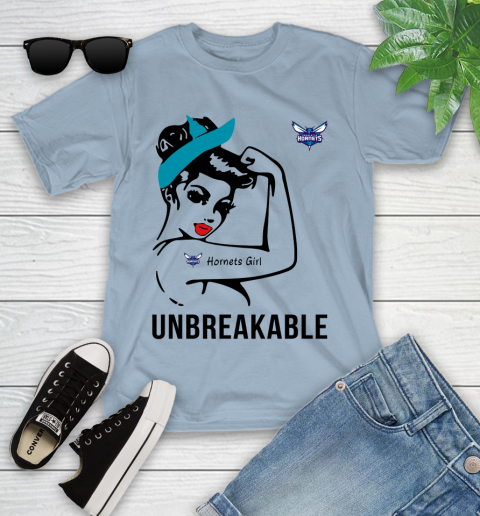 NBA Charlotte Hornets Girl Unbreakable Basketball Sports Youth T-Shirt 6