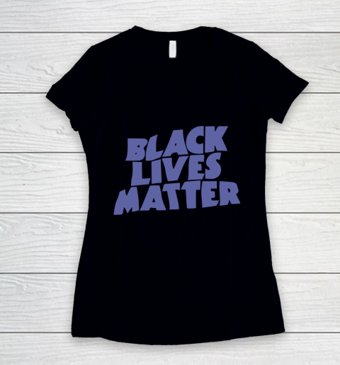 Black Sabbath Black Lives Matter Women's V-Neck T-Shirt