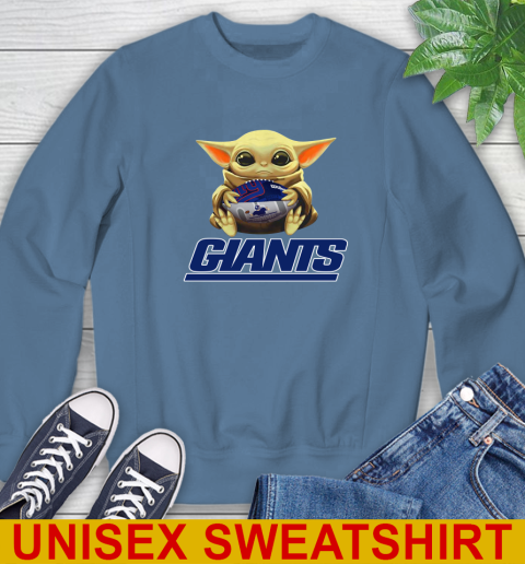 NFL Football New York Giants Baby Yoda Star Wars Shirt Sweatshirt 8