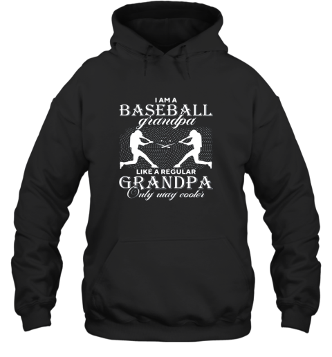 I Am A Baseball Grandpa  Only Way Cooler Funny Gift Hoodie