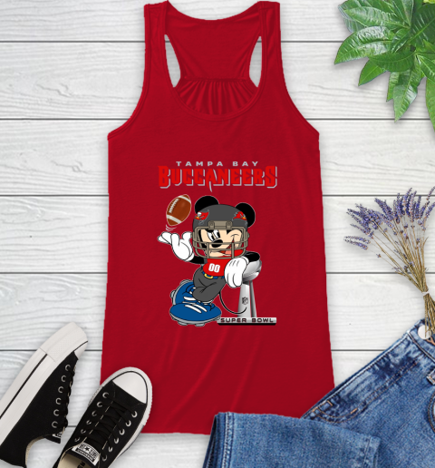 NFL Tampa Bay Buccaneers Mickey Mouse Disney Super Bowl Football T Shirt Racerback Tank 6