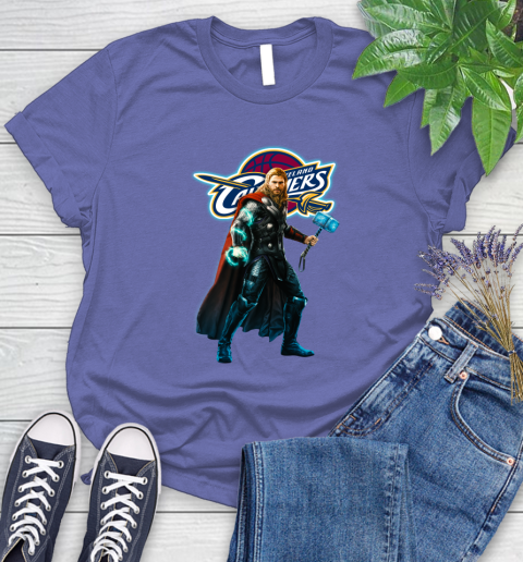 NBA Thor Avengers Endgame Basketball Cleveland Cavaliers Women's T-Shirt 11