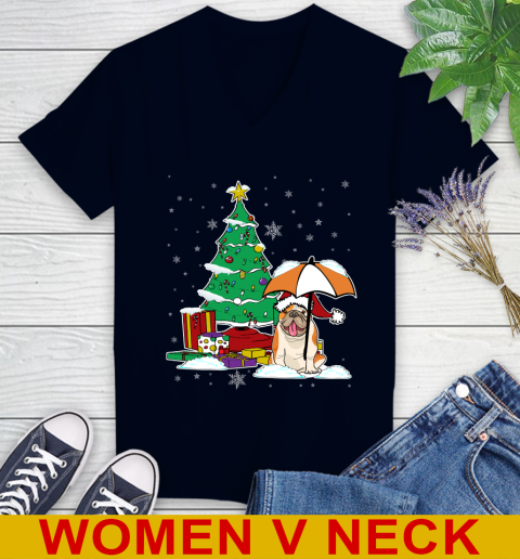 Bulldog Christmas Dog Lovers Shirts 74