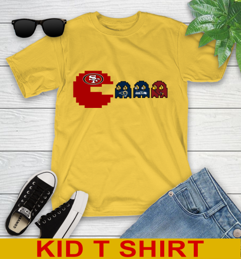 San Francisco 49ers NFL Football Pac Man Champion Youth T-Shirt 8