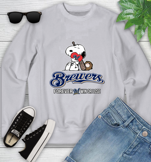 MLB The Peanuts Movie Snoopy Forever Win Or Lose Baseball Milwaukee Brewers 118