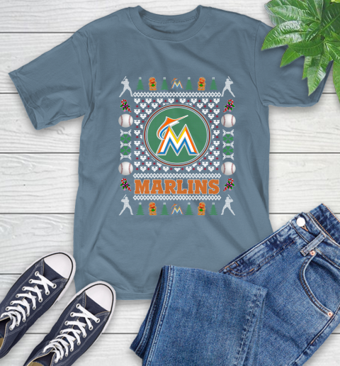 Miami Marlins Merry Christmas MLB Baseball Loyal Fan Ugly Shirt 8
