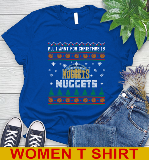 NBA Basketball All I Want For Christmas Is Denver Nuggets 94