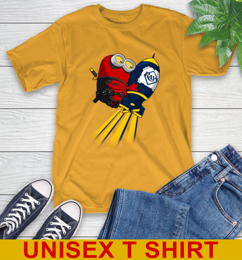 MLB Baseball Tampa Bay Rays Deadpool Minion Marvel Shirt T-Shirt 2