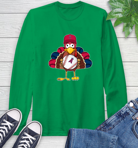 Los Angeles Angels Turkey thanksgiving Long Sleeve T-Shirt 7