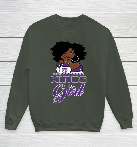 Sacramento Kings Girl NBA Youth Sweatshirt 10