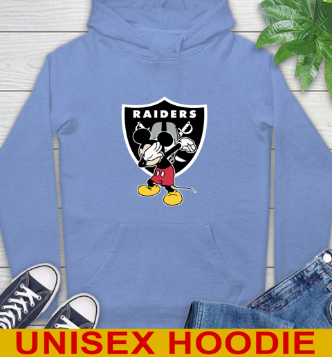 Oakland Raiders NFL Football Dabbing Mickey Disney Sports Hoodie 11