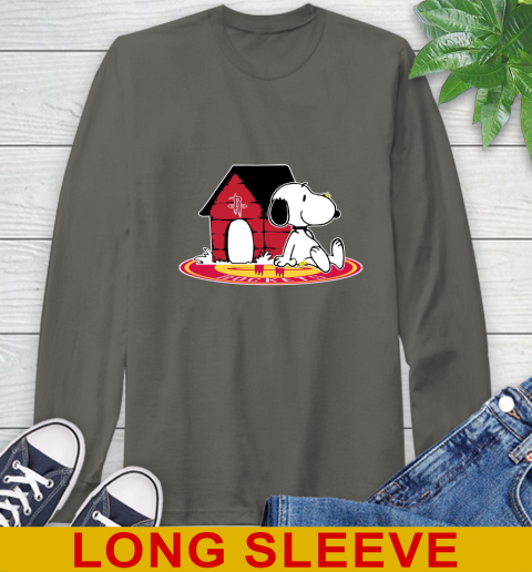 NBA Basketball Houston Rockets Snoopy The Peanuts Movie Shirt Long Sleeve T-Shirt 9 NBA Basketball Houston Rockets Snoopy The Peanuts Movie Shirt Long Sleeve T-Shirt - Image 9
